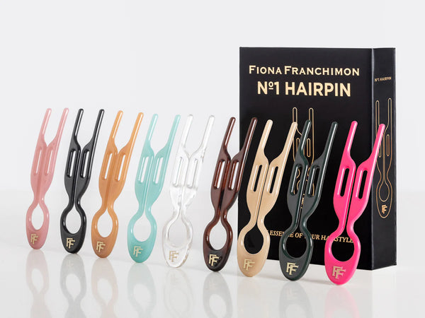 Nº 1 HAIRPIN | Miami Collection | Seashell Pink, Soft Beige and Tantal – Fiona  Franchimon