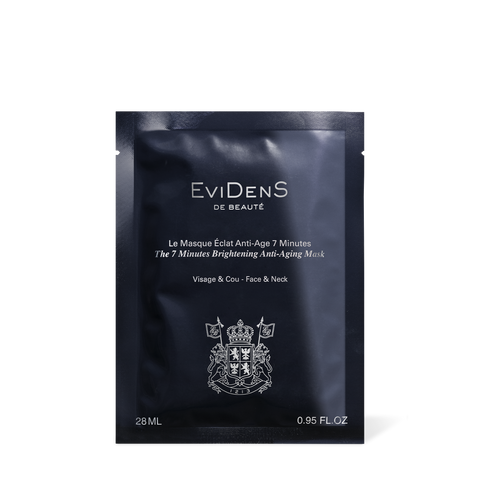Evidens - The 7 Minutes Brightening Anti-Aging Mask Face&Neck 4*28 ml.