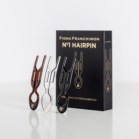 Fiona Franchimon - No. 1 Hairpin New York Collection - Black, Transparent and Brown (3 per box)