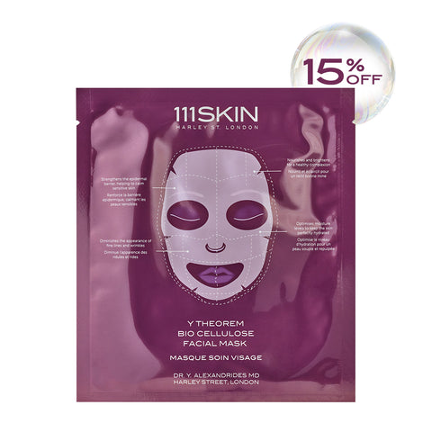 (Online Exclusive) 111 Skin Y Theorem Bio Cellulose Facial Mask Box 5*23 ml.