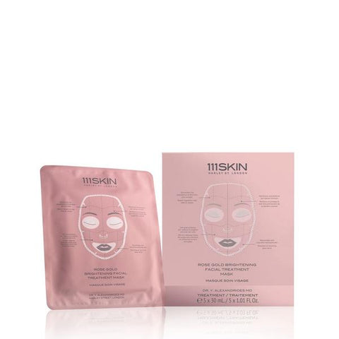 111 Skin - Rose Gold Brightening Facial Treatment Mask 5*30 ml.