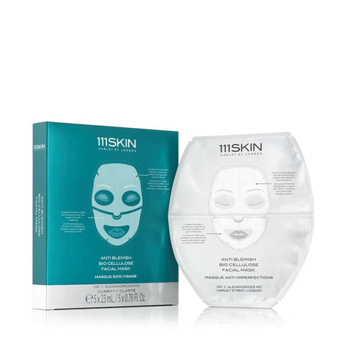 111 Skin - Anti Blemish Bio Cellulose Facial Mask 5*25 ml.